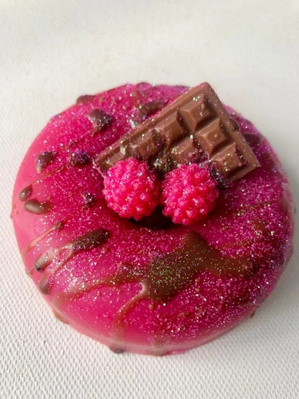 Raspberry Chocolate Donut Soap